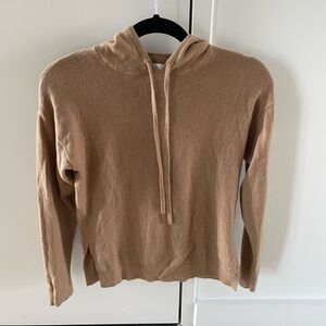 Cashmere Italic Tan Sweater Small
